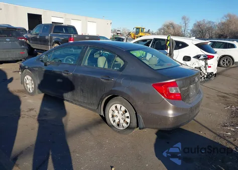 2012 Honda Civic Lx z USA, uszkodzony, nr VIN 19XFB2F5XCE382732